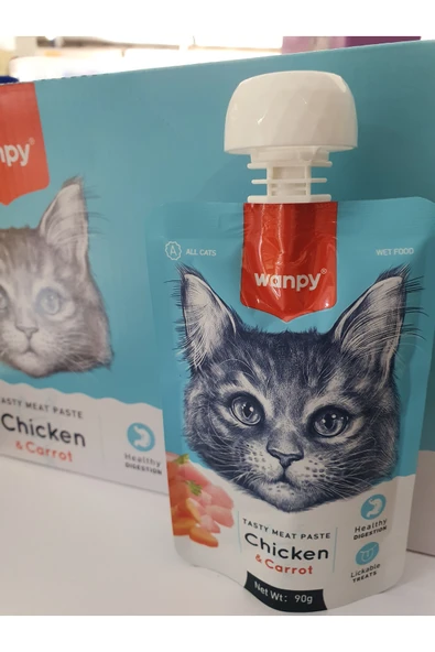 PATİLİMARKET kedi ezme ödülü tavuk havuçlu 10 adet ürün görseli 1