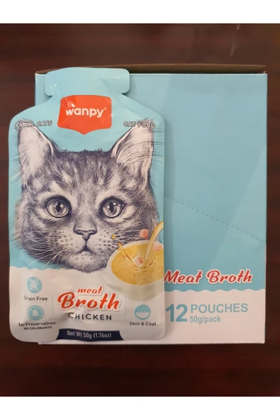 PATİLİMARKET kedi çorbası tavuklu 12 adet ürün görseli 1