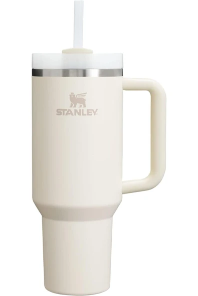 Stanley The Quencher H2.O FlowState Paslanmaz Çelik Vakum Yalıtımlı Bardak 40 oz 1,18 Lt Cream 2.0 ürün görseli 1