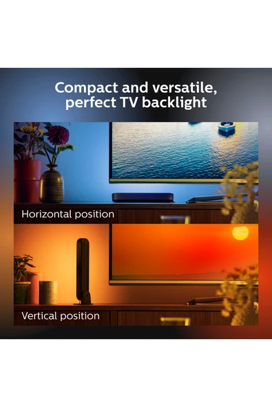 Philips Hue Play 2'li Ekopaket - Siyah - Resim 6