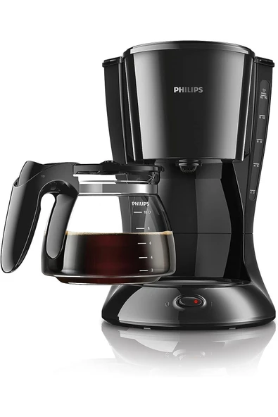Philips HD7461/20 Kahve Makinesi, 1.2 L Cam Sürahili, Makinede Yıkanabilir, 1000 W, Siyah ürün görseli 1