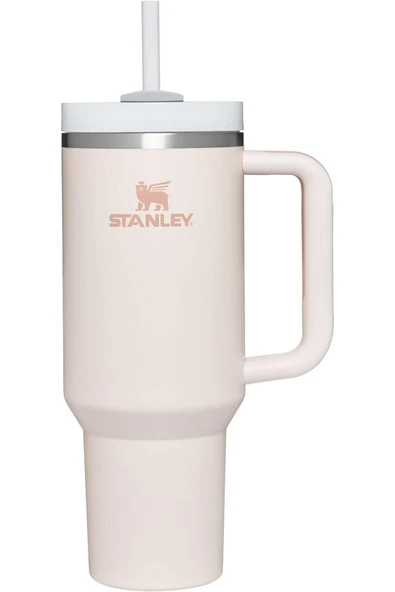 Stanley Quencher H2.0 FlowState Paslanmaz Çelik Vakum Yalıtımlı Bardak 40 oz 1,18 Lt Rose Quartz ürün görseli 1
