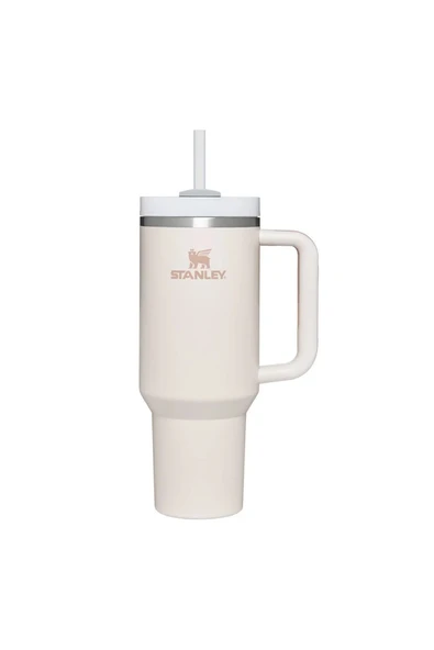 Stanley The Quencher Flowstate Tumbler | 40 Oz (1,18 LT) Pipetli Termos Rose Quartz ürün görseli 1