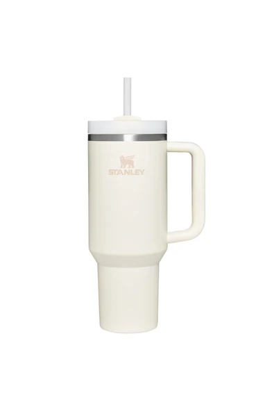 Stanley Adventure Quencher H2.0 FlowState Paslanmaz Çelik Vakum Yalıtımlı Bardak 40 oz 1,18 Lt Krem ürün görseli 1