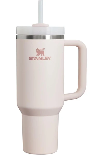 Stanley Quencher H2.0 FlowState Paslanmaz Çelik Vakum Yalıtımlı Bardak 40 oz 1,18 Lt Rose Quartz 2.0 ürün görseli 1