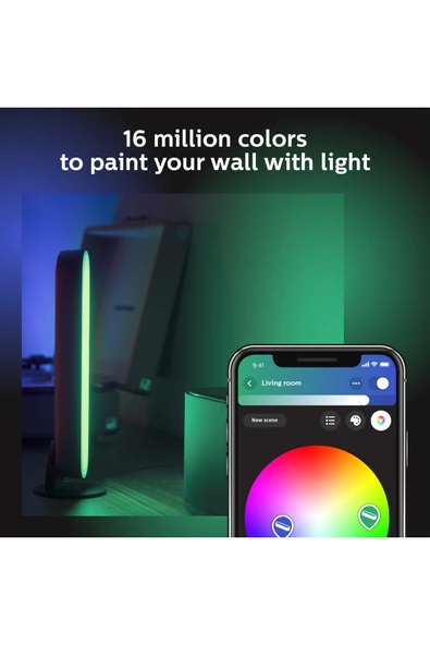 Philips Hue Play 2'li Ekopaket - Siyah - Resim 4