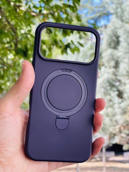 Zipax Apple iPhone 17 Pro Max Kılıf MgSafe Özellikli Standlı Pastel Renkler Azn-Reggal ürün görseli 1