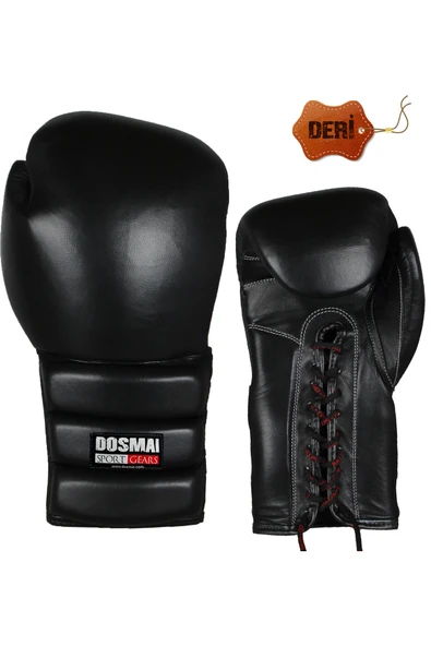 DO-SMAI Bağcıklı Deri Boks Kick Boks Eldiveni El349 ürün görseli 1