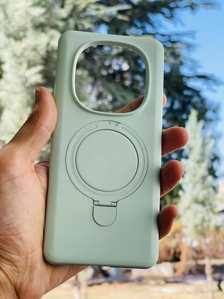 Zipax Xiaomi Redmi Note 14 Pro 4G Kılıf MgSafe Özellikli Standlı Pastel Renkler Azn-Reggal ürün görseli 1