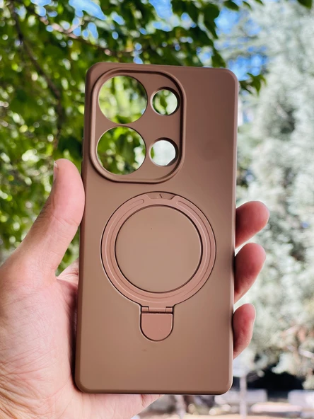 Zipax Xiaomi Redmi Note 13 Pro 4G Kılıf MgSafe Özellikli Standlı Pastel Renkler Azn-Reggal ürün görseli 1