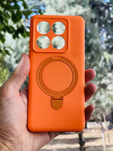 Zipax Xiaomi Mi 14T Pro Kılıf MgSafe Özellikli Standlı Pastel Renkler Azn-Reggal ürün görseli 1