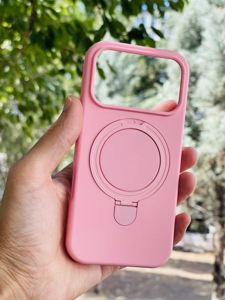 Zipax Apple iPhone 17 Pro Kılıf MgSafe Özellikli Standlı Pastel Renkler Azn-Reggal ürün görseli 1