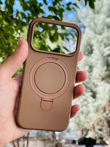 Zipax Apple iPhone 17 Pro Kılıf MgSafe Özellikli Standlı Pastel Renkler Azn-Reggal ürün görseli 1