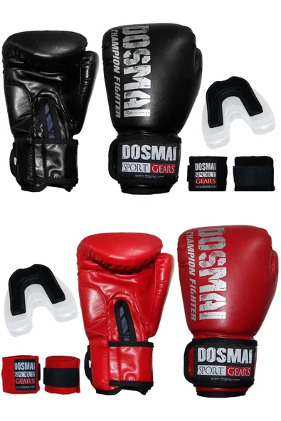 DO-SMAI Couple Çift Boks Eldiveni Boks Dişlik Boks Bandaj Seti Çift Paketi ürün görseli 1