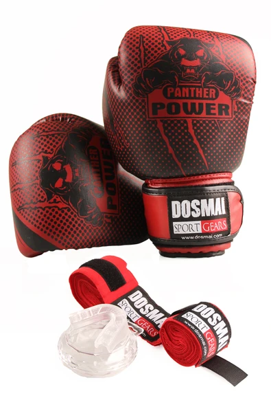 DO-SMAI Panther Boks Seti – Eldiven + Dişlik + Bandaj | Yumruklarının Rengi Var! ürün görseli 1