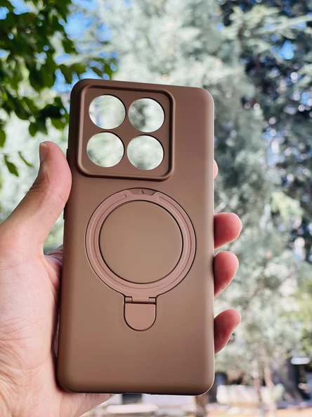Zipax Xiaomi Mi 14T Pro Kılıf MgSafe Özellikli Standlı Pastel Renkler Azn-Reggal ürün görseli 1