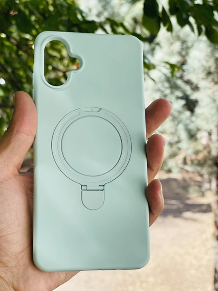 Zipax Samsung Galaxy A06 Kılıf MgSafe Özellikli Standlı Pastel Renkler Azn-Reggal ürün görseli 1