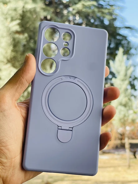 Zipax Samsung Galaxy S24 Ultra Kılıf MgSafe Özellikli Standlı Pastel Renkler Azn-Reggal ürün görseli 1