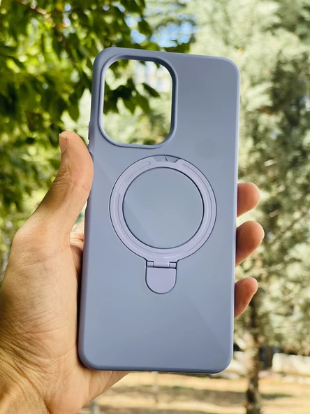 Zipax Xiaomi Redmi 13C Kılıf MgSafe Özellikli Standlı Pastel Renkler Azn-Reggal ürün görseli 1