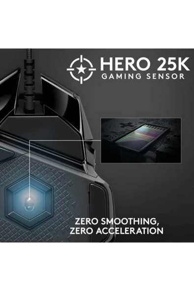 logitech G502 Hero Se Gamıng Mouse - Resim 6