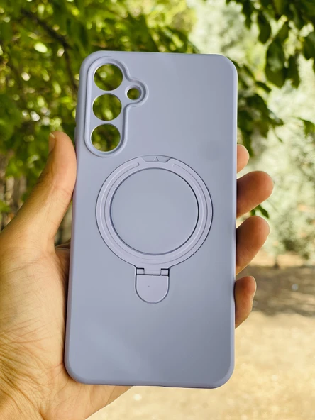 Zipax Samsung Galaxy A35 5G Kılıf MgSafe Özellikli Standlı Pastel Renkler Azn-Reggal ürün görseli 1