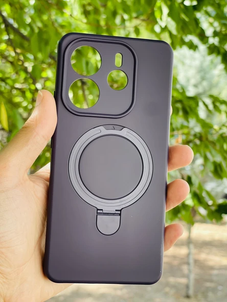 Zipax Xiaomi Redmi Note 14 4G Kılıf MgSafe Özellikli Standlı Pastel Renkler Azn-Reggal ürün görseli 1