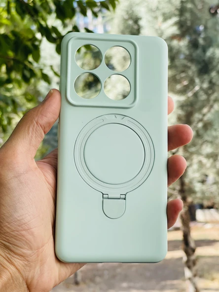 Zipax Xiaomi Mi 14T Pro Kılıf MgSafe Özellikli Standlı Pastel Renkler Azn-Reggal ürün görseli 1