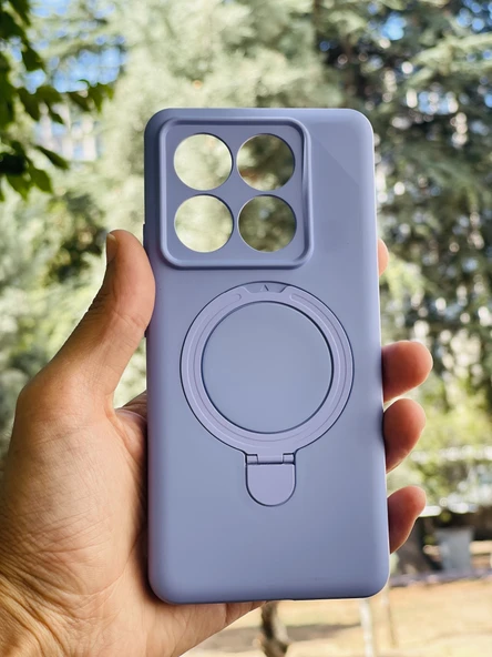 Zipax Xiaomi Mi 14T Pro Kılıf MgSafe Özellikli Standlı Pastel Renkler Azn-Reggal ürün görseli 1