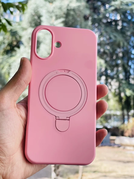 Zipax Apple iPhone 16 Plus Kılıf MgSafe Özellikli Standlı Pastel Renkler Azn-Reggal ürün görseli 1