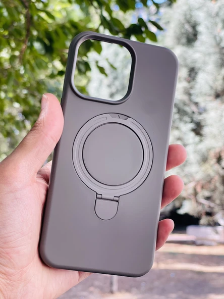 Zipax Apple iPhone 15 Plus Kılıf MgSafe Özellikli Standlı Pastel Renkler Azn-Reggal ürün görseli 1