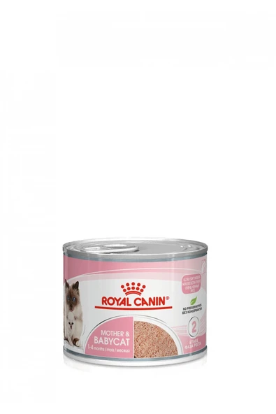 Mother&babycat Gebe/laktasyondaki Anne Ve Yavru Kedi Için Kedi Konservesi 195g ürün görseli 1