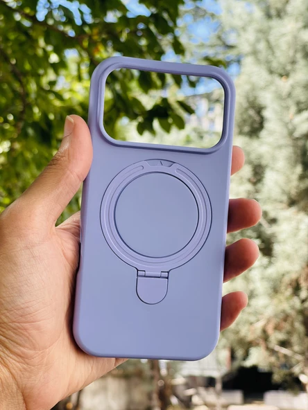 Zipax Apple iPhone 17 Pro Kılıf MgSafe Özellikli Standlı Pastel Renkler Azn-Reggal ürün görseli 1