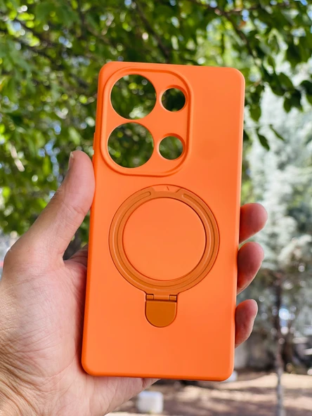 Zipax Xiaomi Redmi Note 13 Pro 4G Kılıf MgSafe Özellikli Standlı Pastel Renkler Azn-Reggal ürün görseli 1