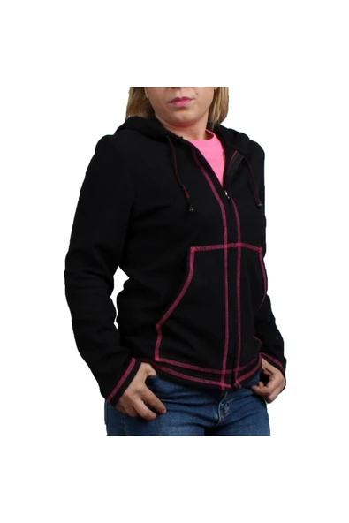 DO-SMAI Body Fitness Kapüşonlu Fermuarlı Antrenman Sweatshirt Bt203 ürün görseli 1