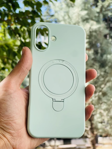 Zipax Apple iPhone 16 Plus Kılıf MgSafe Özellikli Standlı Pastel Renkler Azn-Reggal ürün görseli 1
