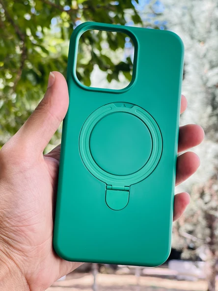 Zipax Apple iPhone 16 Pro Kılıf MgSafe Özellikli Standlı Pastel Renkler Azn-Reggal ürün görseli 1