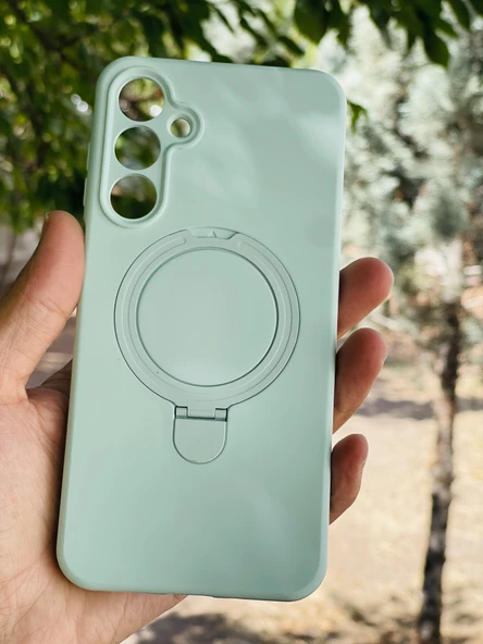Zipax Samsung Galaxy A55 5G Kılıf MgSafe Özellikli Standlı Pastel Renkler Azn-Reggal ürün görseli 1