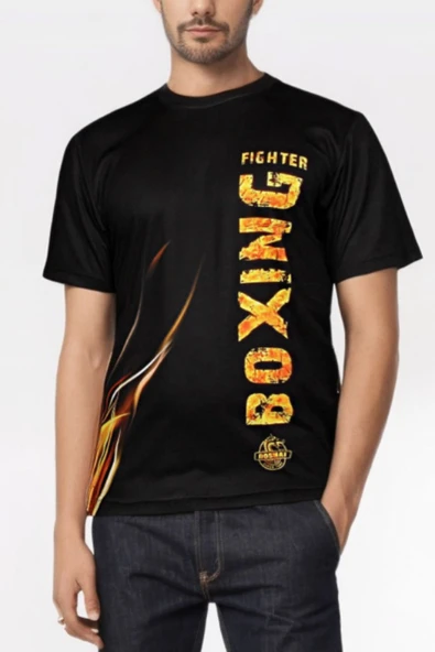 DO-SMAI Dijital Baskılı Fitness Boks Muay Thai Antrenman Tişörtü Spor T-shirt Bxt072 ürün görseli 1