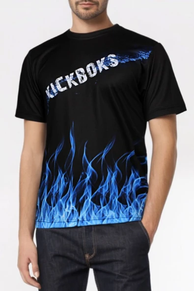 DO-SMAI Dijital Baskılı Kick Boks Fitness Boks Muay Thai Antrenman Tişörtü Spor T-shirt Kbt083 ürün görseli 1