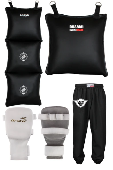 DO-SMAI Wing Tsun Çalışma Yastığı Wing Tsun Eldiveni Wing Tsun Pantolonu Wing Tsun Seti ürün görseli 1