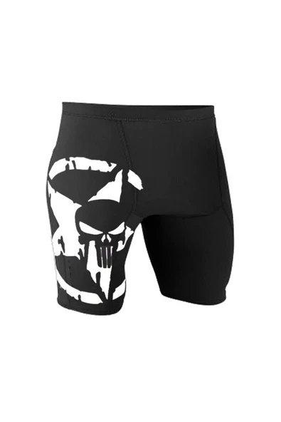 DO-SMAI Dijital Baskılı Punisher Tasarım Rashguard Şort Rgs320 ürün görseli 1