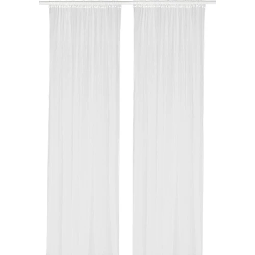 IKEA  Tül Perde/2 Kanat, Beyaz, 280X300 Cm, Lıll ürün görseli 1