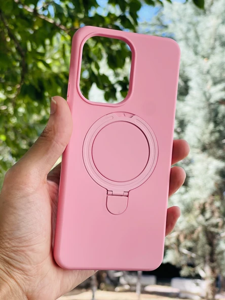 Zipax Xiaomi Redmi 13C Kılıf MgSafe Özellikli Standlı Pastel Renkler Azn-Reggal ürün görseli 1
