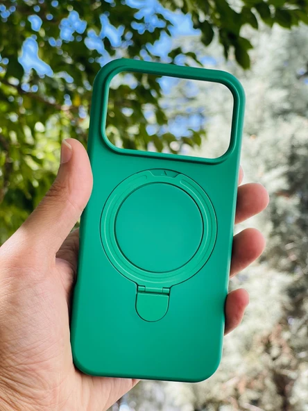 Zipax Apple iPhone 17 Pro Kılıf MgSafe Özellikli Standlı Pastel Renkler Azn-Reggal ürün görseli 1