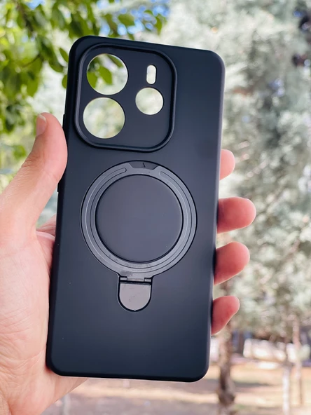 Zipax Xiaomi Redmi Note 14 4G Kılıf MgSafe Özellikli Standlı Pastel Renkler Azn-Reggal ürün görseli 1
