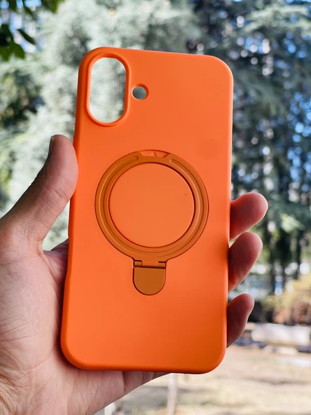 Zipax Apple iPhone 16 Plus Kılıf MgSafe Özellikli Standlı Pastel Renkler Azn-Reggal ürün görseli 1