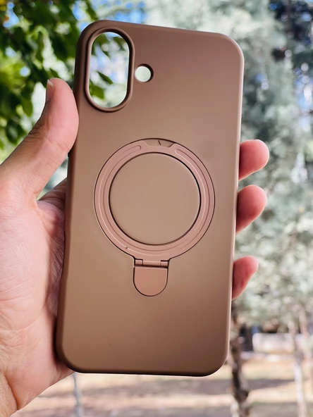 Zipax Apple iPhone 16 Plus Kılıf MgSafe Özellikli Standlı Pastel Renkler Azn-Reggal ürün görseli 1