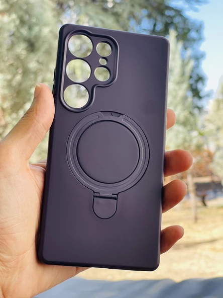 Zipax Samsung Galaxy S24 Ultra Kılıf MgSafe Özellikli Standlı Pastel Renkler Azn-Reggal ürün görseli 1