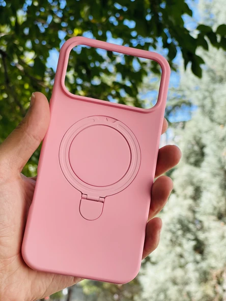 Zipax Apple iPhone 17 Pro Max Kılıf MgSafe Özellikli Standlı Pastel Renkler Azn-Reggal ürün görseli 1