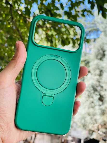 Zipax Apple iPhone 17 Pro Max Kılıf MgSafe Özellikli Standlı Pastel Renkler Azn-Reggal ürün görseli 1
